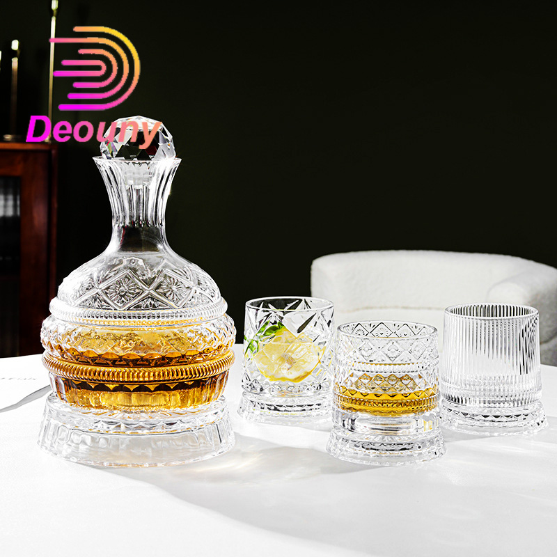 Wine Beer The Whiskey - DEOUNY Europese Star Diamond roterende wijnkaraf