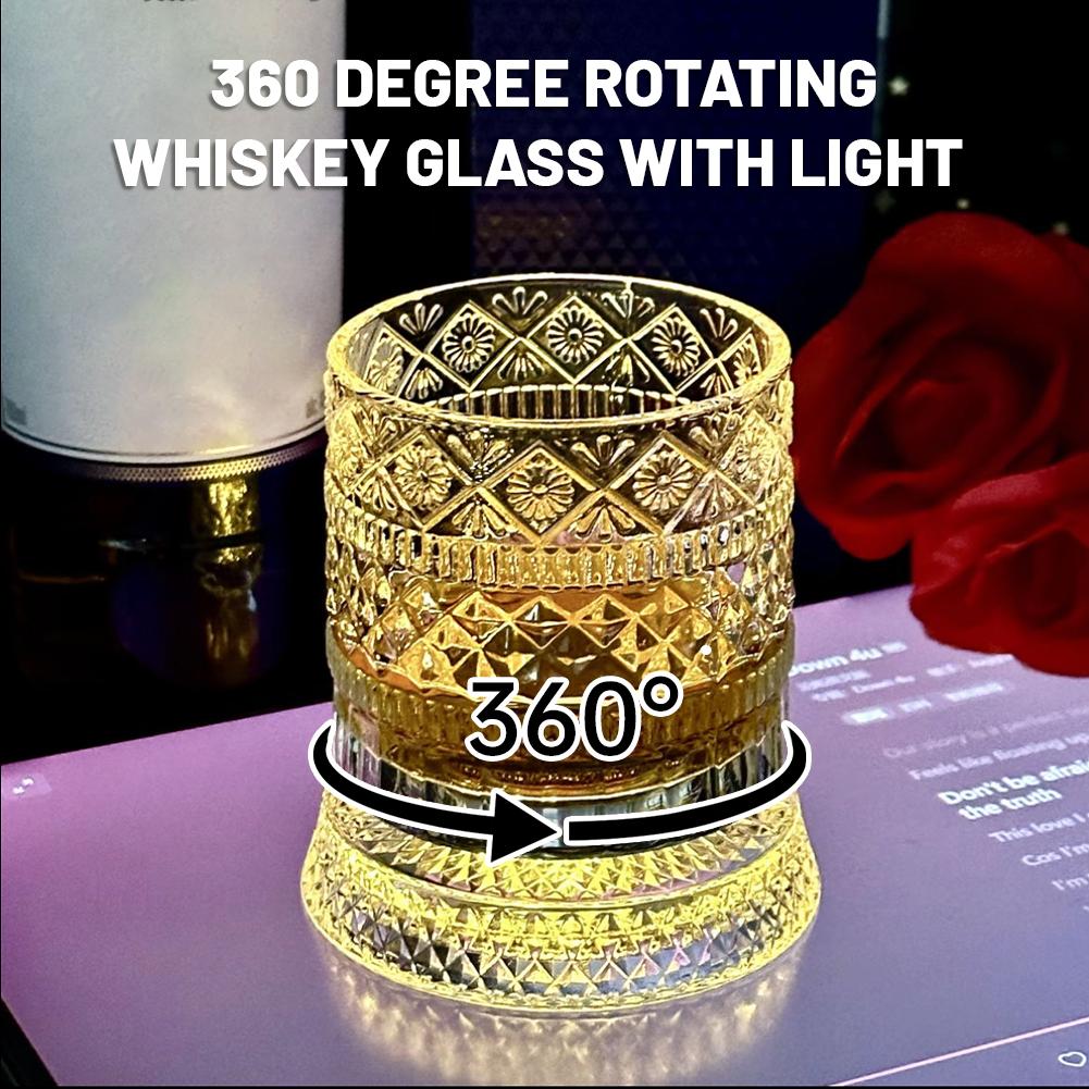 Wine Beer The Whiskey - Draaibaar whiskyglas, creatief kristallen bierglas, stressverlichtende
