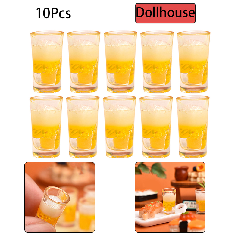 Wine Y Beer - 10 stks Miniatuur Speelgoed Keuken Bier