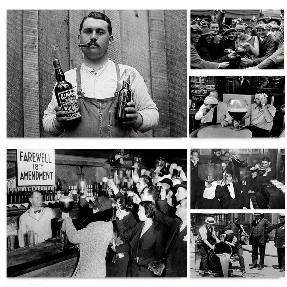 Wine Beer Photo - Bedrukte materialen uit het Amerikaanse verbodtijdperk,