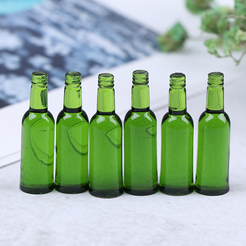 Wine Y Beer - 6 stuks 1:12 poppenhuis miniatuur bier