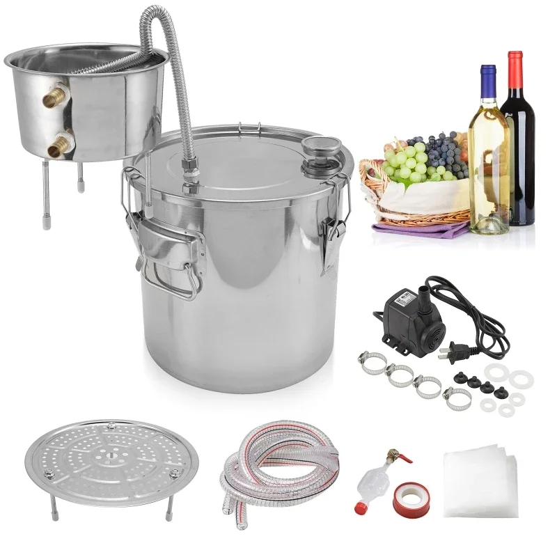Beer Wine Kit - 22L Alcoholbrouwerij Distilleerapparaat DIY Maanschein Still