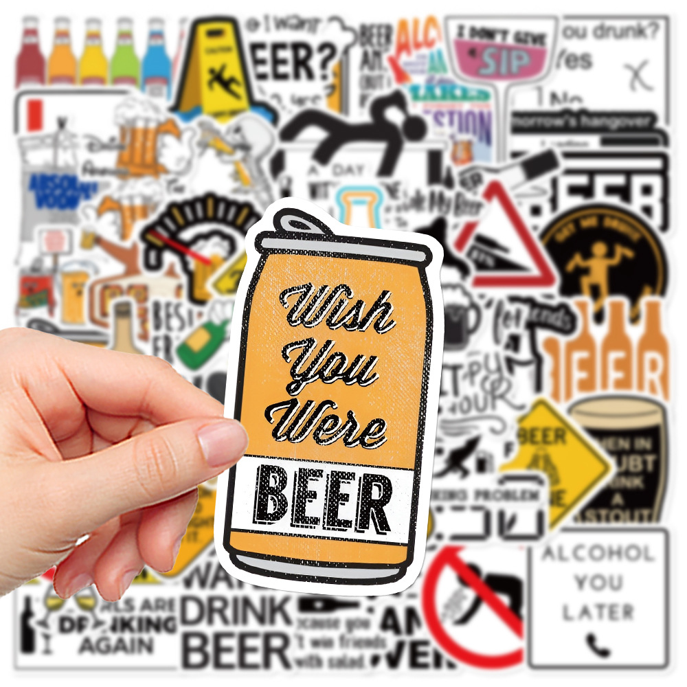 Wine Y Beer - 10/30/52 Stuks Grappig Alcoholisme Wodka Bier