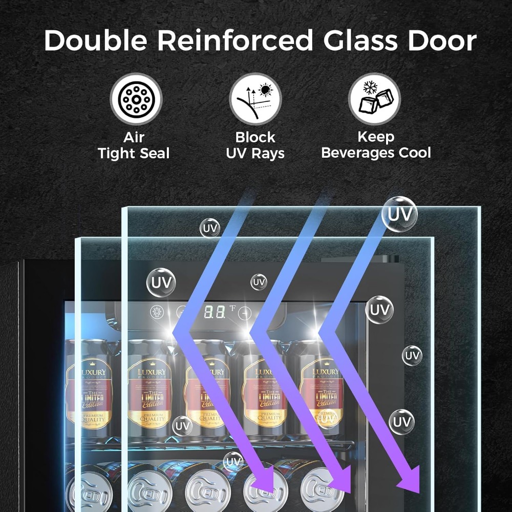 Vrijstaande wijnkoelkast voor  - Wine Beer Cooler Fridge recensie en prijs
