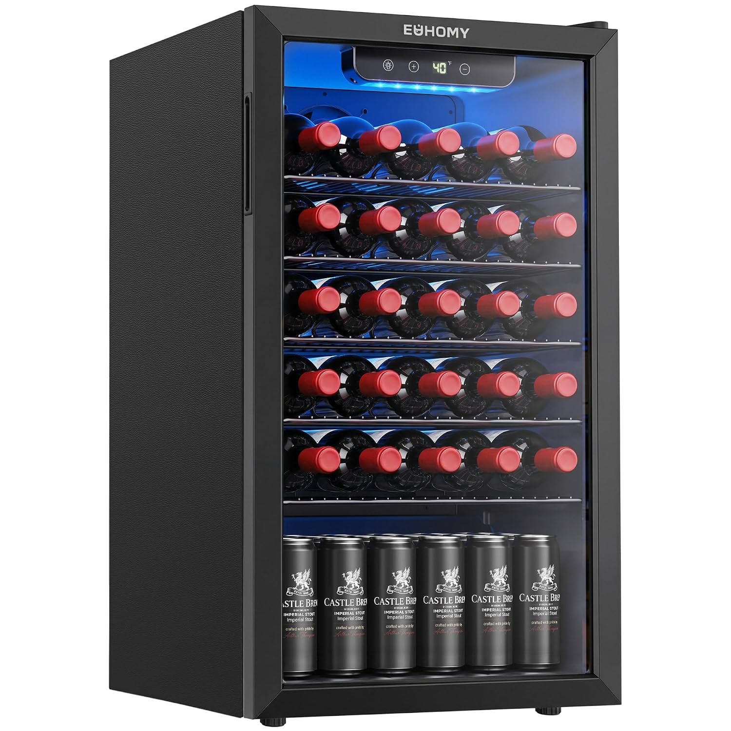125 blikjes drankenkoeler met  - Wine Beer Cooler Fridge recensie en prijs
