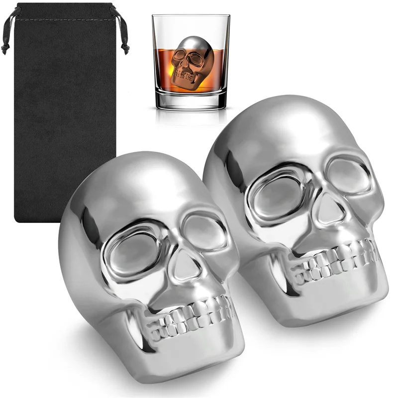 Herbruikbare 2 Skelet Hoofd Wh - Wine Beer The Whiskey recensie en prijs