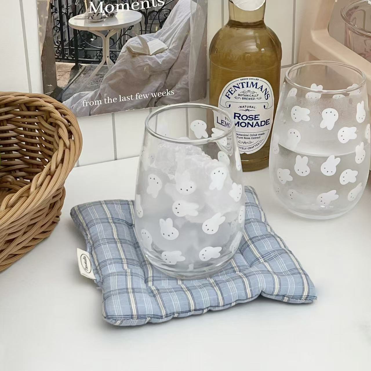 Schattig Miffy Konijn Bedrukte - Wine Bottle Size recensie en prijs