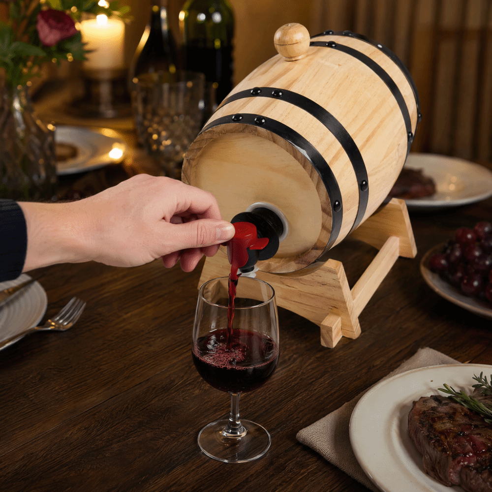 7-delige vintage houten wijn-  - Wine Beer The Whiskey recensie en prijs