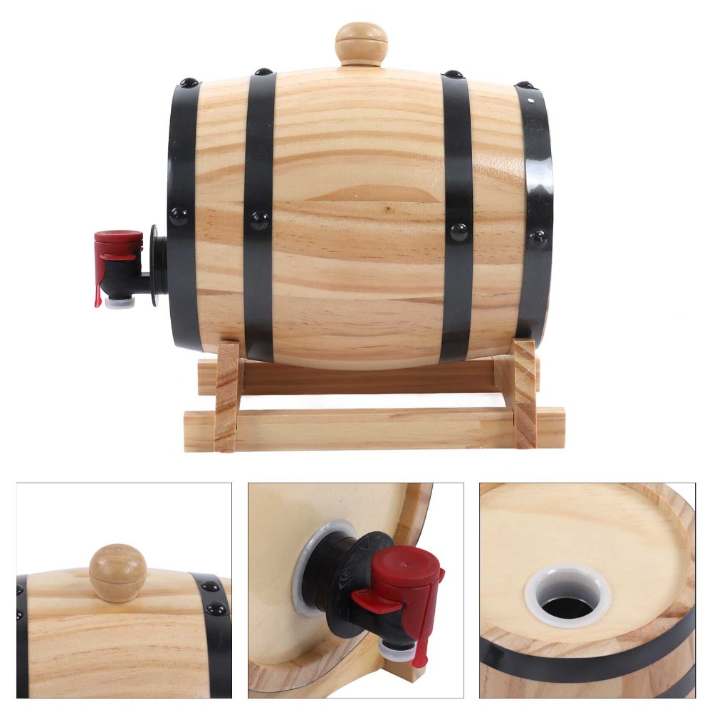 7-delige vintage houten wijn-  - Wine Beer The Whiskey recensie en prijs
