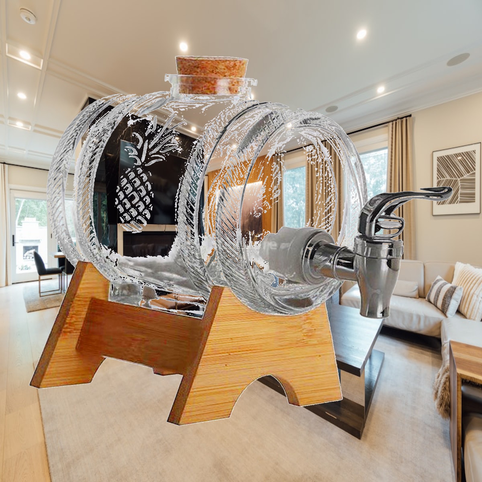 Premium glazen vatdispenser me - Wine Beer And Spirit recensie en prijs