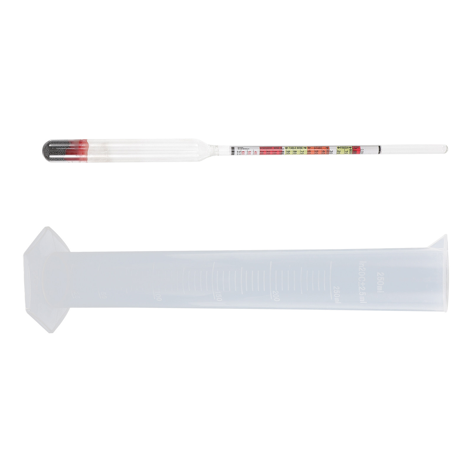 1Set Hydrometer Kit Drievoudig - Beer Wine Kit recensie en prijs