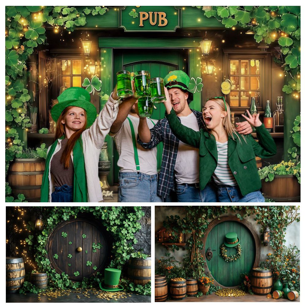 St. Patrick's Day achtergrondb - Wine Beer Pub recensie en prijs
