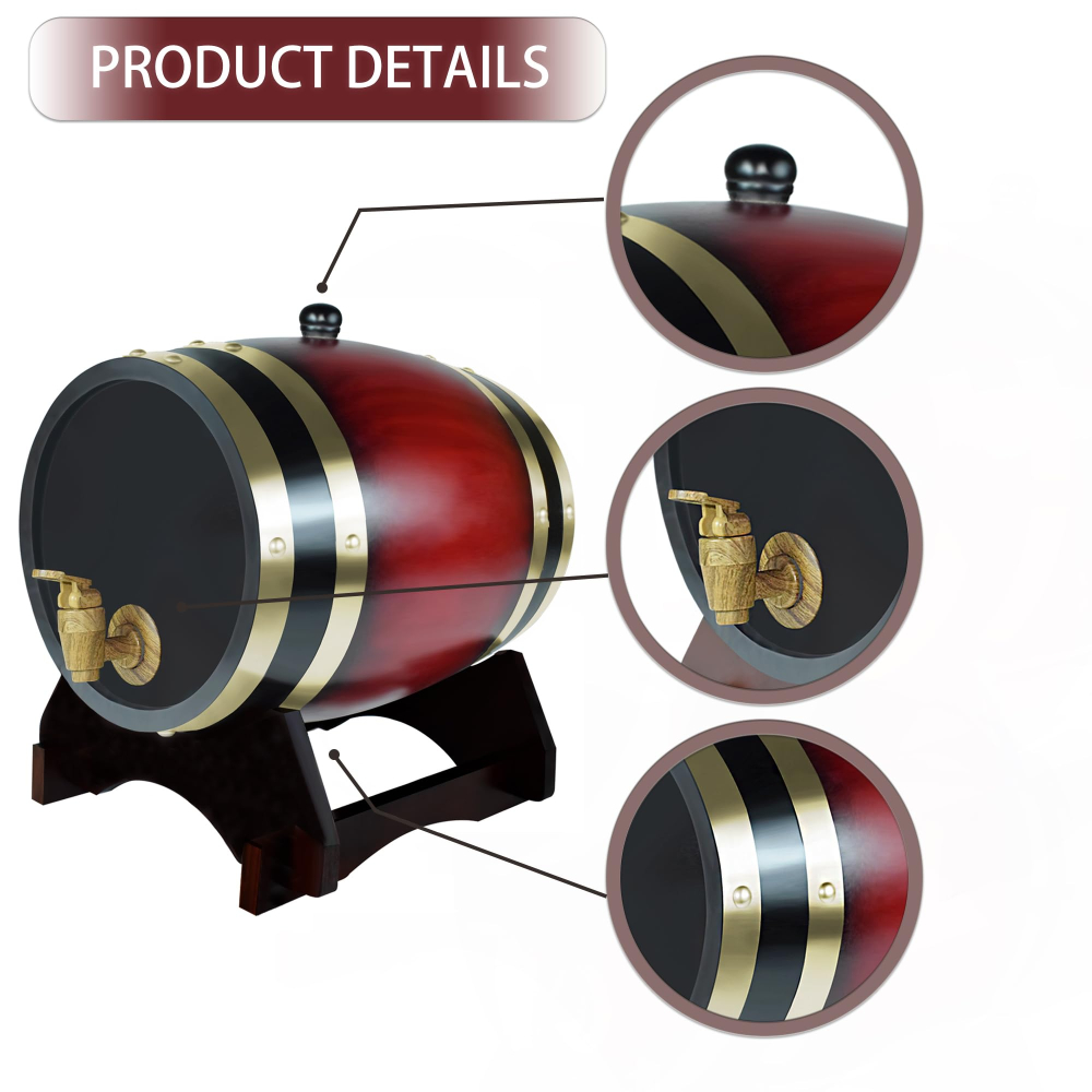 Whiskey Barrel Dispenser Eiken - Wine Beer And Spirit recensie en prijs