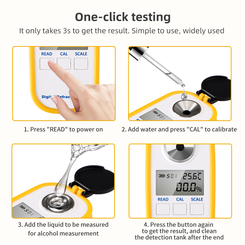 Digitale Alcohol Refractometer - Wine Beer And Spirit recensie en prijs