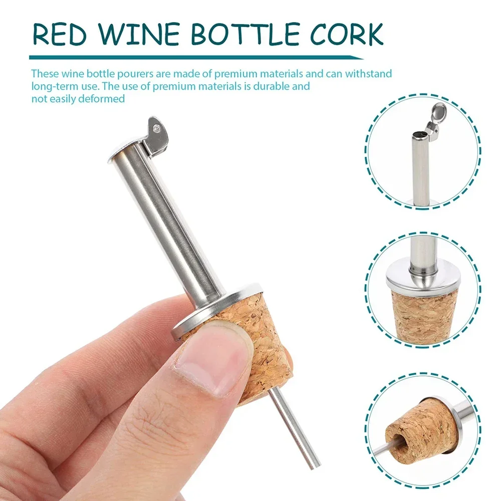 1PC Red Wine Cork Pourer Stain - Wine Beer And Spirit recensie en prijs