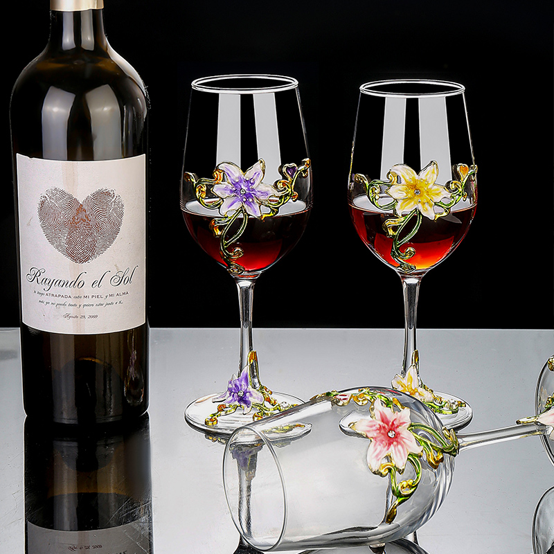 Emaille kristallen vintage bek - Wine Glass Set Crystal recensie en prijs
