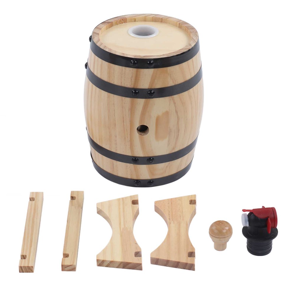 7-delige vintage houten wijn-  - Wine Beer The Whiskey recensie en prijs