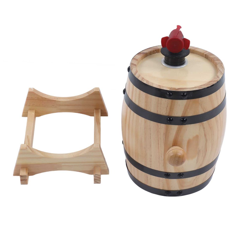 7-delige vintage houten wijn-  - Wine Beer The Whiskey recensie en prijs