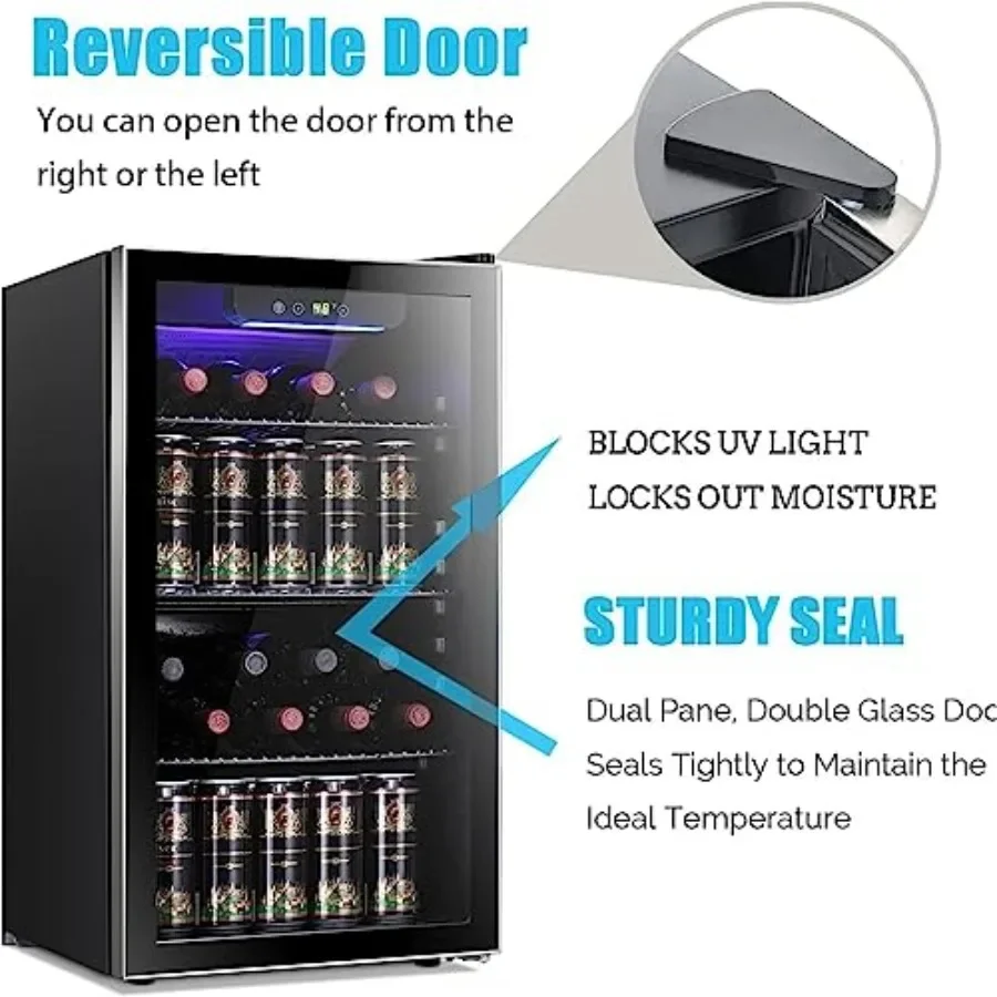 26 Flessen 130 Blikjes Wijnkoe - Wine Beer Cooler Fridge recensie en prijs