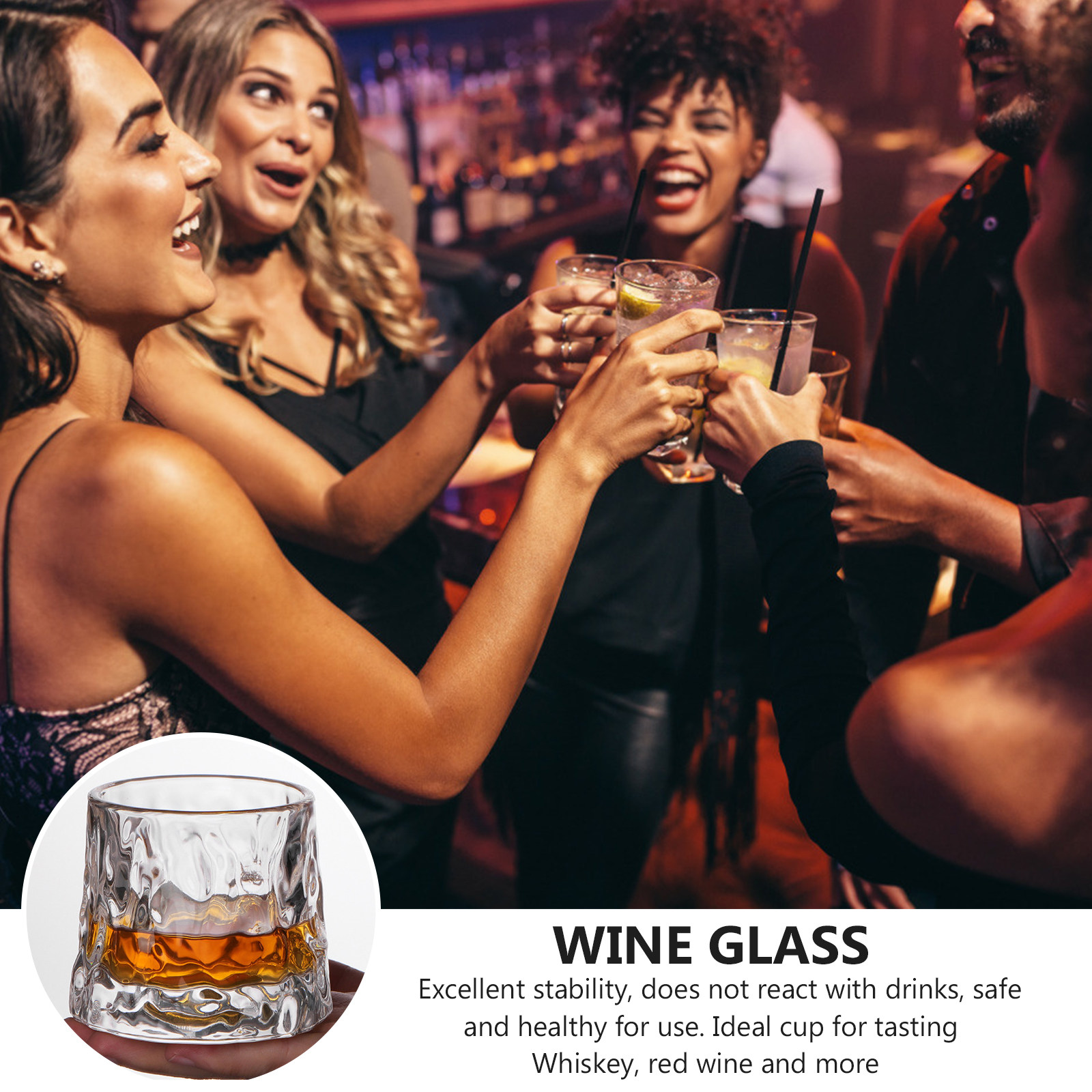 1 Stuks Gehamerde Wijnbeker Pr - Wine Beer The Whiskey recensie en prijs