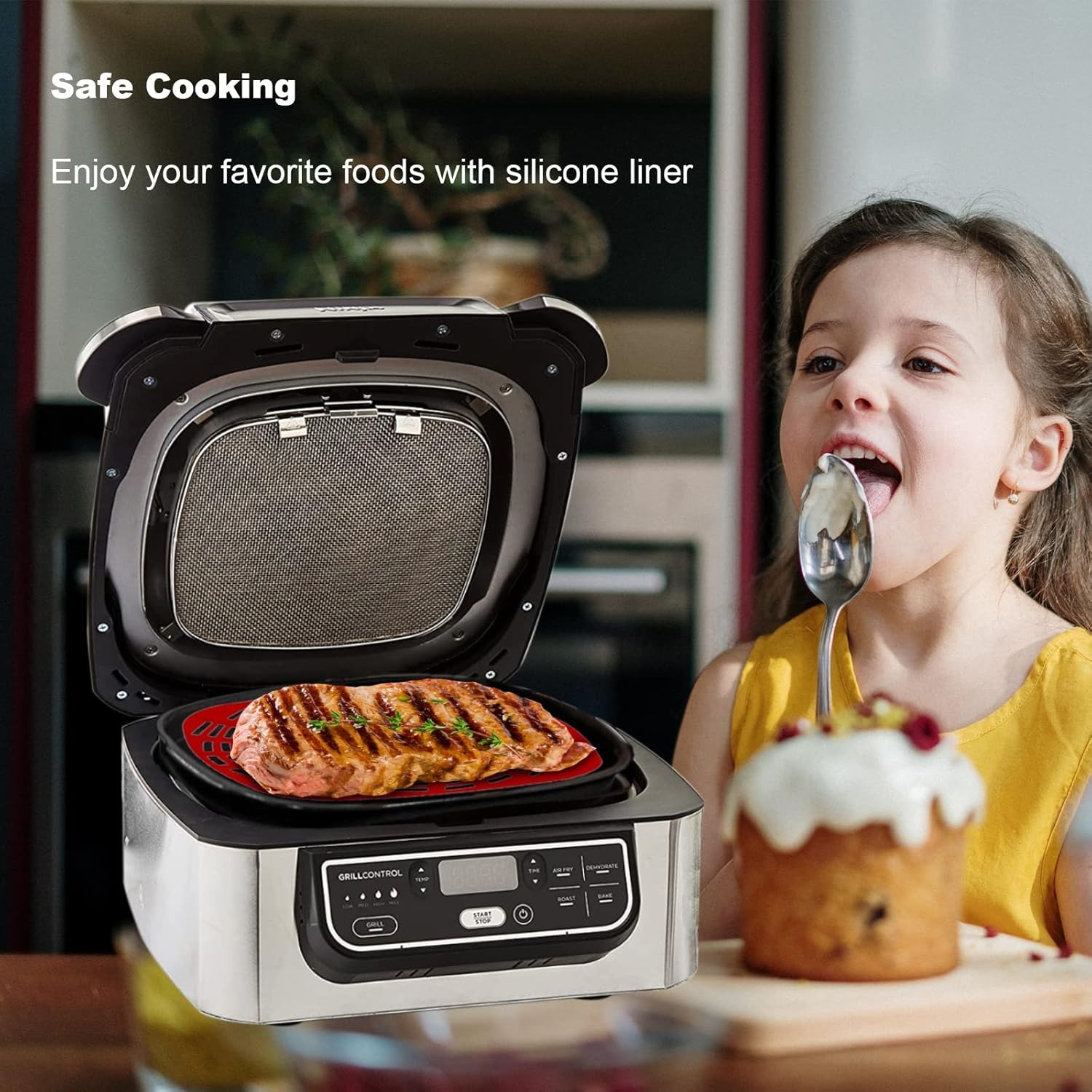 2-delige herbruikbare silicone - Ninja Air Fryer Af300 recensie en prijs
